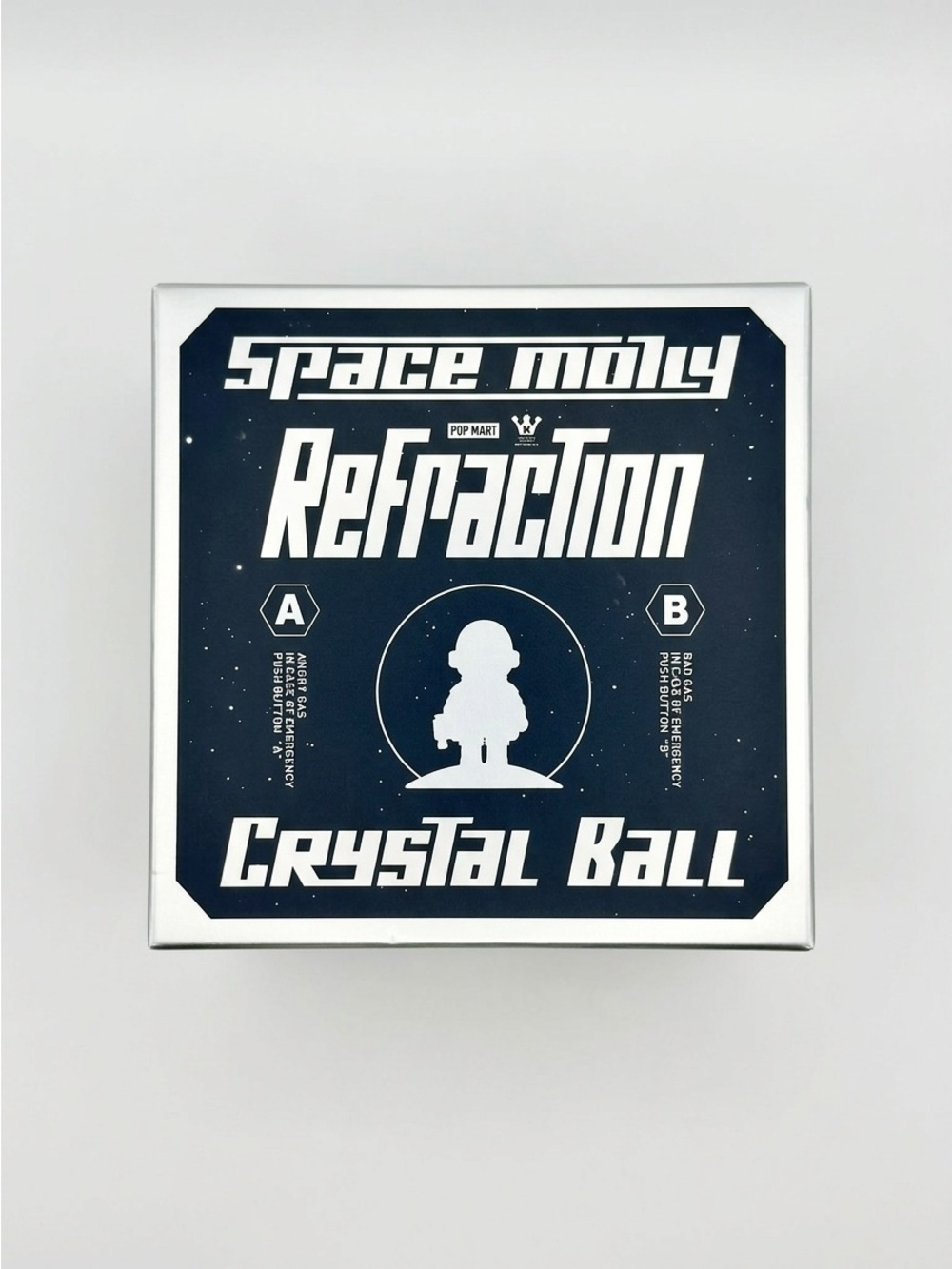 POP MART Space Molly Refraction Crystal Ball - Navy